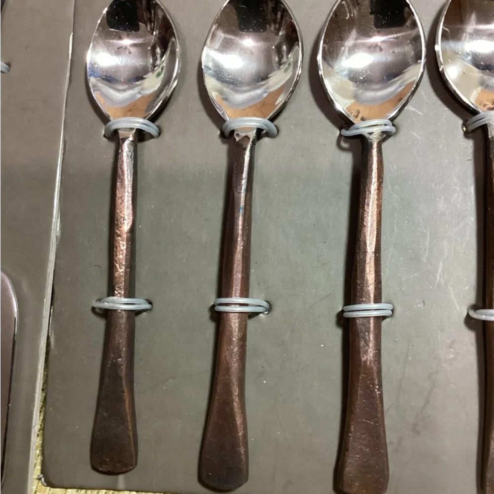 New BKP Fine Barware Rustic Design Spoons Cheese and Meat Servers